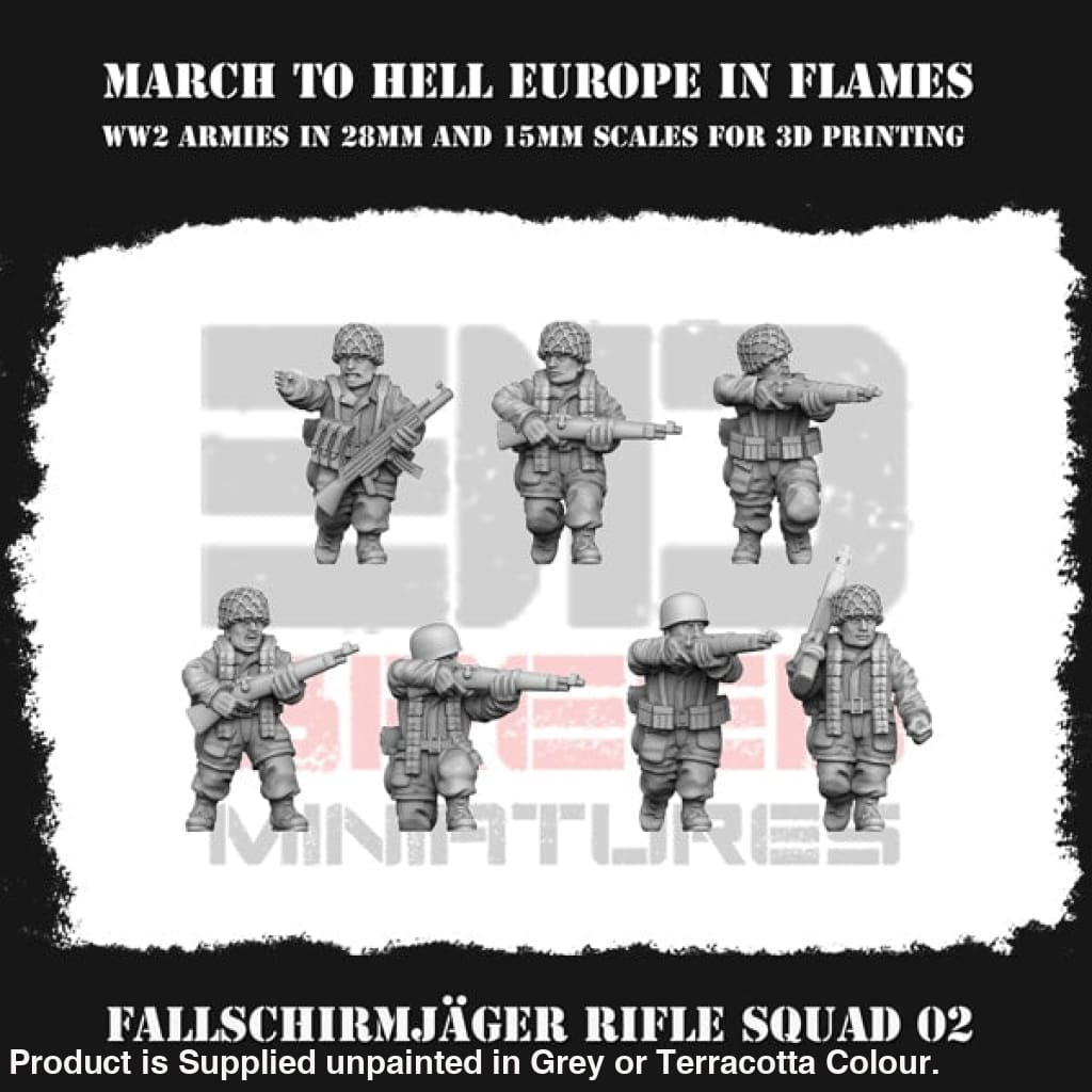 German Army (Fallschirmjager) Rifle Squad 02 Figure